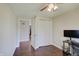 Versatile bedroom with closet, ceiling fan, and ample room for personalization at 4389 S Brooklawn Dr, New Palestine, IN 46163