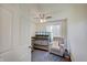 Adorable Bedroom with crib, comfortable chair, and a calming, inviting atmosphere at 4389 S Brooklawn Dr, New Palestine, IN 46163