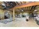 Spacious unfinished basement area with utilities and potential for various uses at 5679 S 675 W, New Palestine, IN 46163