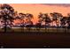 Scenic landscape view with silhouetted trees against a vibrant sunset sky, creating a tranquil and picturesque setting at 5679 S 675 W, New Palestine, IN 46163