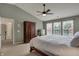 Spacious main bedroom featuring natural light, large closet, and modern decor at 6037 Porter Ln, Noblesville, IN 46062