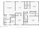 Second floor plan features five bedrooms, three bathrooms, a laundry room, and a loft area at 6557 Eagles Nest Ln, McCordsville, IN 46055