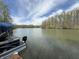 Picturesque lake view highlighting the water access of this beautiful waterfront property at 7809 S Solitude Ln, Trafalgar, IN 46181