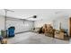 Spacious two car garage ideal for parking and storage at 8242 Frankdale Ct, Indianapolis, IN 46259
