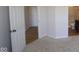 Bedroom with a door leading to an en-suite bathroom at 10543 Banyan Wood Ct, Indianapolis, IN 46239