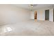 Spacious bedroom with neutral paint and plush carpeting at 1321 Savannah Blvd, Shelbyville, IN 46176