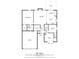 Detailed floor plan showcasing layout with primary bedroom, living room, kitchen, and patio at 1321 Savannah Blvd, Shelbyville, IN 46176
