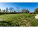Expansive backyard featuring a lush lawn, mature trees, and ample space for outdoor activities at 1513 Tottenham Dr, Danville, IN 46122