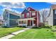Beautiful two-story home featuring a welcoming front yard and charming curb appeal at 2018 Cornell Ave, Indianapolis, IN 46202