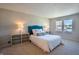 Cozy bedroom featuring a bright window, plush carpet, and neutral paint at 2328 Discovery Dr, Anderson, IN 46017