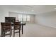 Spacious carpeted basement featuring recessed lighting, three windows and a table with chairs at 3799 Hoosier Down Dr, Bargersville, IN 46106