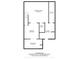 Layout of basement featuring a recreation room, bedroom, and bath at 4223 W State Road 234, McCordsville, IN 46055