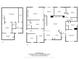 Comprehensive floor plan displaying the arrangement of rooms on two floors with labelled dimensions at 4223 W State Road 234, McCordsville, IN 46055