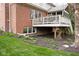 Well-maintained backyard with a view of the deck, patio, and manicured landscaping surrounding the property at 4777 Madras Ct, Zionsville, IN 46077