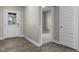 Welcoming entryway featuring wood-look floors and plenty of natural light at 4831 E Oak Hill E Dr, Lebanon, IN 46052