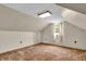 Attic featuring an air conditioner and carpeting at 5301 Old Smith Valley Rd, Greenwood, IN 46143