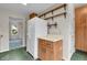 Well-organized kitchen offering ample storage, a practical layout, and a bright refrigerator at 5301 Old Smith Valley Rd, Greenwood, IN 46143