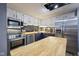 Well-equipped kitchen with stainless steel appliances and sleek countertops at 5431 Carlton Ct, Indianapolis, IN 46224