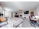 Spacious bedroom featuring a ceiling fan, tv, walk-in closet, and ensuite bathroom at 5839 Altar Bell Cir, Greenwood, IN 46143