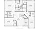 Second floor plan view highlighting bedrooms, bathrooms, closets, and the overall layout at 5839 Altar Bell Cir, Greenwood, IN 46143