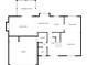 Layout of the first floor, featuring a Gathering room, kitchen, and dining area at 7034 Endicott Way, Indianapolis, IN 46259