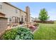 A tranquil outdoor area with well-maintained landscaping and plenty of space for recreation and entertaining at 732 Trillium St, Lebanon, IN 46052