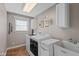 Functional laundry room with modern appliances and ample storage at 732 Trillium St, Lebanon, IN 46052
