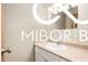 Well-appointed bathroom with a sink, modern vanity, and a clean, minimalist design at 8500 N Ravenwood Dr, Muncie, IN 47303