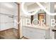 Modern kitchen with granite counters, contemporary appliances, and stylish cabinets at 8500 N Ravenwood Dr, Muncie, IN 47303