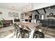 Open dining area with views into the living room and kitchen at 8808 Rocky Hill Rd, Indianapolis, IN 46217
