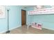 bedroom features a loft bed, storage, and hardwood floors at 918 N 700 W, Greenfield, IN 46140