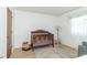 Bright Bedroom with wood crib, decor, and neutral colors at 918 N 700 W, Greenfield, IN 46140