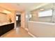 Spacious en suite bathroom with dark wood vanity, walk-in shower, and neutral color palette at 1291 Timber Bluff Rd, Westfield, IN 46074