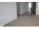 Bedroom with neutral carpet and a hallway door in the open doorway at 17026 Cowbell Dr, Noblesville, IN 46060