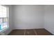 Bright, clean bedroom featuring fresh white paint, a window, and ample electrical outlets at 17026 Cowbell Dr, Noblesville, IN 46060