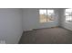 Bedroom featuring neutral carpet, white walls, and two windows for natural light at 17026 Cowbell Dr, Noblesville, IN 46060