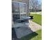 Outdoor patio with table and chairs overlooking the lawn at 18346 Piers End Dr, Noblesville, IN 46062
