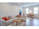 Comfortable living room showcasing modern decor, ample seating, and hardwood flooring at 1838 Applegate St, Indianapolis, IN 46203