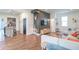 Bright and airy living room with hardwood floors, modern decor, and open layout at 1838 Applegate St, Indianapolis, IN 46203