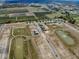 Aerial view of the homesites, ponds, and new construction in the community at 2199 Warbler St, Danville, IN 46122