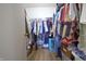 Walk-in closet with lots of hanging storage space, shelving, and overhead storage space at 2390 Lakecrest Dr, Columbus, IN 47201