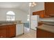 Kitchen area with stainless steel sink and white dishwasher at 2755 Rylee Ct, Greenwood, IN 46143