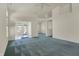 Spacious living room with vaulted ceilings and a ceiling fan, offering lots of natural light at 2755 Rylee Ct, Greenwood, IN 46143