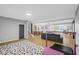 Spacious open concept basement featuring modern decor and plenty of room for recreational activities and relaxation at 4285 Nottinghill Dr, Avon, IN 46123