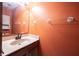 Vibrant bathroom with a large mirror, vanity with drawers, and neutral sink at 562 Monte Vista Dr, Greenwood, IN 46143
