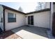 Backyard patio with sliding doors for easy indoor-outdoor living at 562 Monte Vista Dr, Greenwood, IN 46143