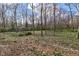 Backyard with mature trees and natural vegetation, perfect for enjoying the serene outdoor environment at 5917 Camelback Ct, Indianapolis, IN 46250