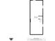 This floor plan shows the spacious basement which measures 13' x 36' at 601 Wallace Ave, Indianapolis, IN 46201