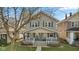 Traditional two-story home with a welcoming porch and a well-maintained lawn at 601 Wallace Ave, Indianapolis, IN 46201