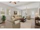 Inviting living room featuring a classic aesthetic, neutral furniture, and natural lighting at 601 Wallace Ave, Indianapolis, IN 46201
